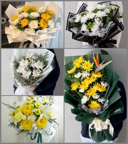 江苏淮安金湖县前锋镇白事花束代送